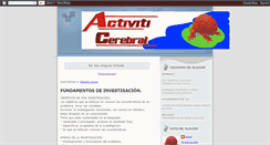 Desktop Screenshot of activiticerebral.blogspot.com