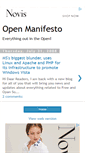 Mobile Screenshot of openmanifesto.blogspot.com