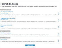 Tablet Screenshot of bienaldelfuego.blogspot.com