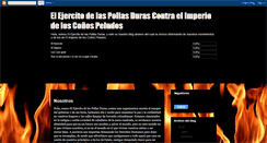 Desktop Screenshot of elejercitonodescansa.blogspot.com