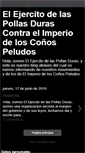 Mobile Screenshot of elejercitonodescansa.blogspot.com