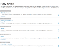 Tablet Screenshot of fuzzy-jumble.blogspot.com