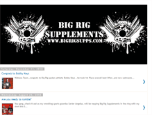 Tablet Screenshot of bigrigsupplements.blogspot.com