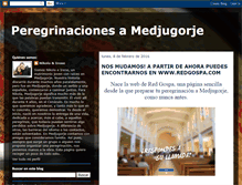 Tablet Screenshot of medjugorje-peregrinaciones.blogspot.com