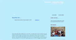 Desktop Screenshot of hellohansens.blogspot.com