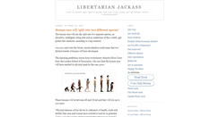Desktop Screenshot of libertarianjackass.blogspot.com
