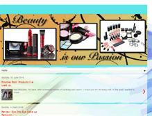 Tablet Screenshot of beautyisourpassion.blogspot.com
