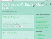 Tablet Screenshot of msmatsuzaki.blogspot.com