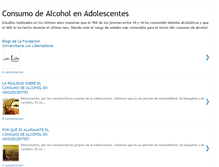 Tablet Screenshot of alcohol-adolescentes.blogspot.com