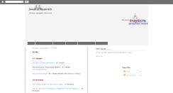 Desktop Screenshot of jesus-apologetics101.blogspot.com