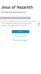 Mobile Screenshot of jesus-apologetics101.blogspot.com
