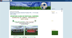 Desktop Screenshot of futebolreport.blogspot.com