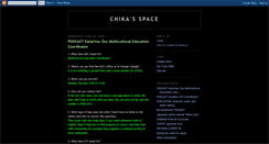 Desktop Screenshot of chikaspace.blogspot.com
