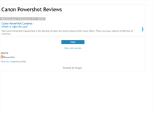 Tablet Screenshot of powershotreviews.blogspot.com