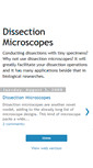 Mobile Screenshot of dissectionmicroscopes.blogspot.com