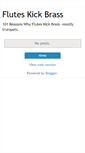 Mobile Screenshot of flutes-kick-brass.blogspot.com