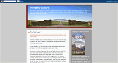 Desktop Screenshot of polygamyculture.blogspot.com