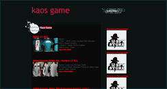 Desktop Screenshot of kaos-game.blogspot.com