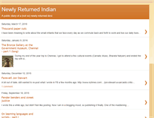 Tablet Screenshot of newlyreturnedindian.blogspot.com