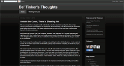 Desktop Screenshot of detinkersthoughts.blogspot.com