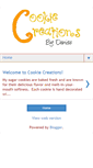 Mobile Screenshot of cookiecreationsbydenise.blogspot.com