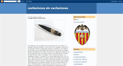 Desktop Screenshot of cavilaciones-sin.blogspot.com