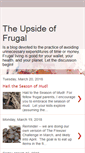 Mobile Screenshot of frugalupside.blogspot.com