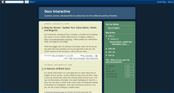 Desktop Screenshot of docsinprogress.blogspot.com
