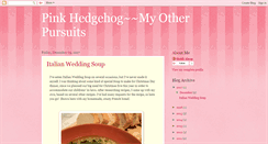 Desktop Screenshot of pink-hedgehog.blogspot.com