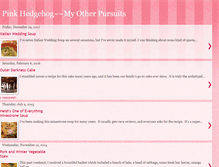 Tablet Screenshot of pink-hedgehog.blogspot.com