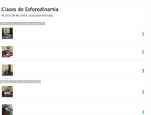 Tablet Screenshot of clasesdesferodinamia.blogspot.com