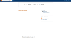 Desktop Screenshot of estatuasdevalencia.blogspot.com