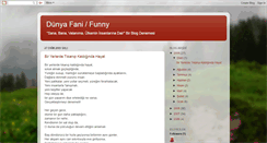 Desktop Screenshot of dunyafani.blogspot.com