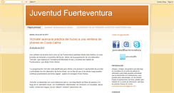 Desktop Screenshot of juventudfuerteventura.blogspot.com