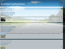 Tablet Screenshot of juventudfuerteventura.blogspot.com