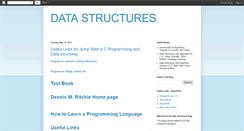 Desktop Screenshot of datastructures2010.blogspot.com