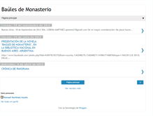Tablet Screenshot of baulesdemonasterio.blogspot.com