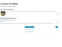 Tablet Screenshot of cerebralscribbles.blogspot.com