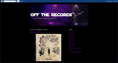 Desktop Screenshot of off-therecords.blogspot.com