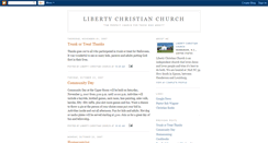 Desktop Screenshot of libertychristianchurch.blogspot.com