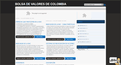 Desktop Screenshot of bolsadevaloresdecolombia.blogspot.com