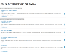 Tablet Screenshot of bolsadevaloresdecolombia.blogspot.com