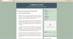 Desktop Screenshot of lamaquinadefollar.blogspot.com