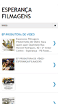 Mobile Screenshot of esperancafilmagens.blogspot.com