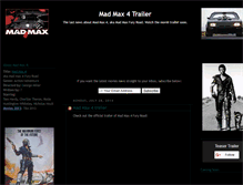 Tablet Screenshot of madmax4movietrailer.blogspot.com