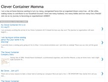 Tablet Screenshot of clevercontainermomma.blogspot.com