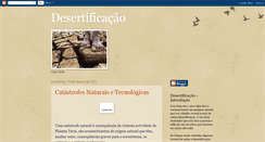 Desktop Screenshot of desertificacaoesecas.blogspot.com