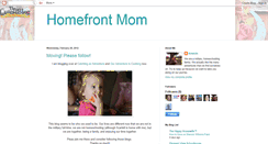 Desktop Screenshot of homefrontmom.blogspot.com