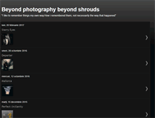 Tablet Screenshot of beyondshrouds.blogspot.com