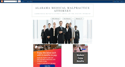 Desktop Screenshot of alabamamedicalmalpracticeattorney.blogspot.com